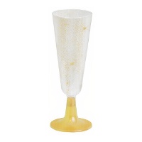 Taça de 150 ml com efeito glitter - 4 unidades