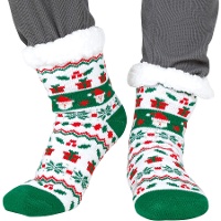 Meias de Papai Noel térmicas - 1 par