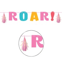 Dino Party Roar Garland 1,37 m