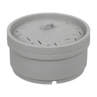 Vaporeira de silicone de 17 cm