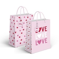 Saco de oferta Sweet Love 32 x 26 x 10 cm - 1 unid.