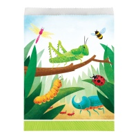 Sacos de papel com insectos - 8 peças