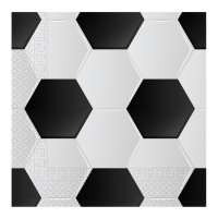 Guardanapos de bola de futebol 16,5 x 16,5 cm - 20 pcs.