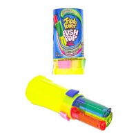 Push Pop com rebuçado de gel sólido de triplo sabor 34g - 1 unid.