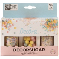 Kit de sprinkles sortidos nacarados de 85 g