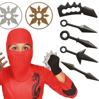 Conjunto de armas ninja - 10 unidades