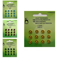 Pregos de pressão 0,7 cm - Pónei - 12 pares