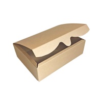 Caixa para bolachas kraft 18,2 x 13,5 x 5,4 cm