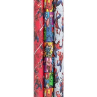 Papel de embrulho Marvel sortido 2,00 x 0,70 m - 1 unid.