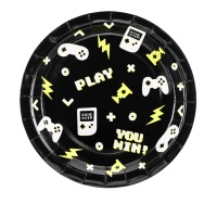 Pratos Gamer 23 cm - 6 unid.