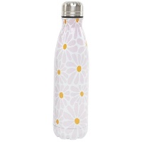 Garrafa de 500 ml de margaridas rosas