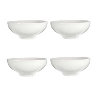 Taça redonda de porcelana de 18 cm - 4 peças