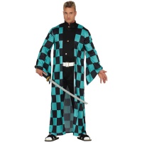 Fato de guerreiro estilo manga para homem