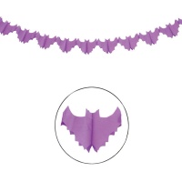 Guirlanda de morcego roxo 3,00 m