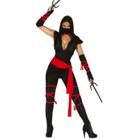Fato ninja de corte baixo para mulheres