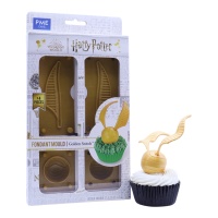 Molde de Pasta de açúcar do Snitch Dourado