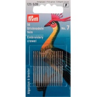 Agulhas de bordar Crewel nº 7 - Prym - 16 unid.