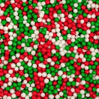 Sprinkles de mini pérolas em cores natalícias - PME - 85 g