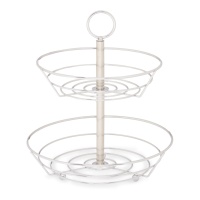 Fruteira dupla 31,2 x 26 x 26 cm