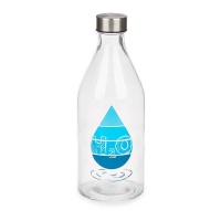 Garrafa de 1 L H2O com tampa de aço