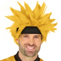 Peruca de ninja Naruto loira