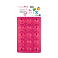 Molde para cake pops de silicone de 3 cm - Scrapcooking - 15 cavidades