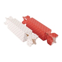 Caixa de oferta em forma de rebuçado 20 x 6 cm - 3 unidades