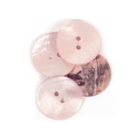 Botões cor-de-rosa blush - Drops - 50 unidade