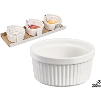 Tigela de 200 ml para molho - 3 unidades