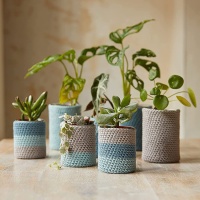 Crochet kit - Decoração de vasos de flores - DMC