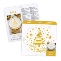 Estêncil para árvore de Natal 25 cm - Decorar