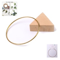 Anel de metal dourado 10 cm - 1 peça