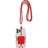Lanyard com suporte flexível para telemóvel