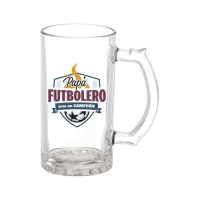 Caneca de cerveja de 500 ml Pai futebolista és um campeão - Dcasa