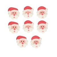 Figuras de açúcar do Pai Natal - FunCakes - 8 peças