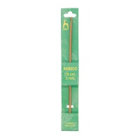 Gancho de croché de bambu 3 mm - Pony