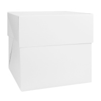 Caixa quadrada para bolo de 40,5 x 40,5 x 25 cm - Decora