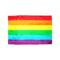 Bandeira de 90 x 140 cm de arco-íris