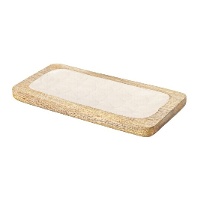 Vaciabolsillos retangular de madeira de 30,5 x 15 cm - DCasa
