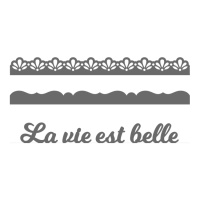 La Vie est Belle border dies - Artemio - 3 pcs.