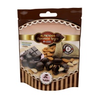 Amêndoas com cobertura de chocolate negro sem açúcar - 120 gr