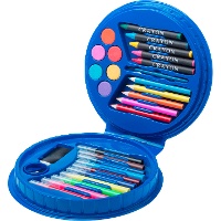 Estojo para colorir redondo em cores - 1 unidade