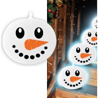 Balões de látex de Boneco de Neve com luz - 5 unidades