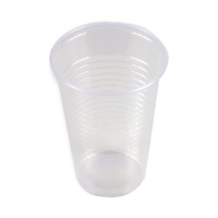 Copos de plástico transparente reutilizáveis de 500 ml - 8 unidades