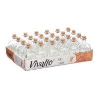 Garrafa de 0,125 L com rolha de cortiça - 24 unid.