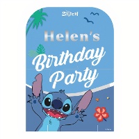 Cartaz do Stitch personalizável de 42 x 30 cm