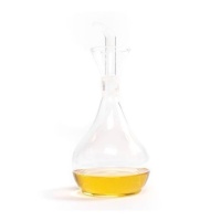 Galheteiro de óleo transparente anti-gotejamento de 380 ml