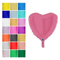 Balão metálico em forma de coração 46 cm - Grabo