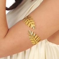 Pulseira em folha de ouro