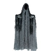 Pendente de fantasma cinzento com túnica de 50 cm